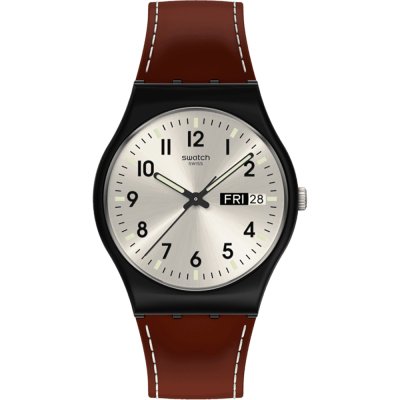 Swatch Originals Medium (34mm) SO28B710 Shadow Stitch Horloge