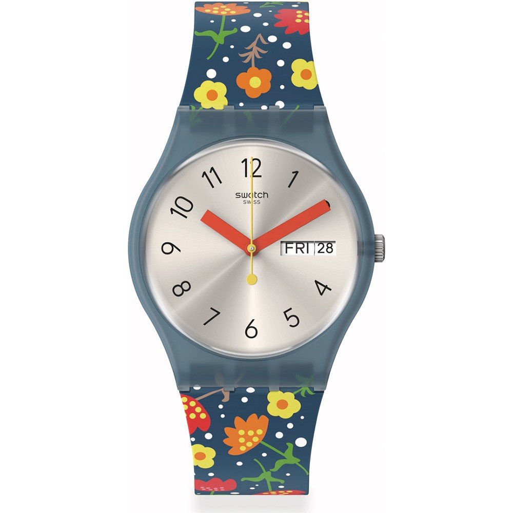 Swatch Standard Gents SO28N704 Essence of Flower Horloge