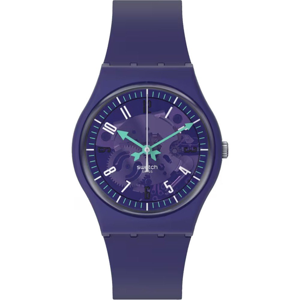 Swatch Standard Gents SO28V102 Photonic Purple Horloge