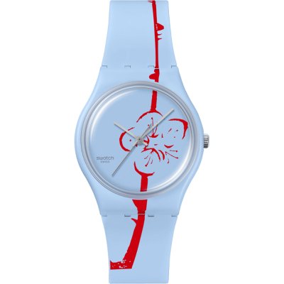 Swatch Originals Medium (34mm) SO28Z136 Flowering Plum Horloge