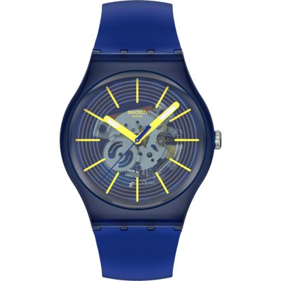 Swatch Originals Large (41mm) SO29I100 Revealed in the depths Horloge