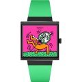 Swatch What If - Square SO34Z102 Breaks Off Horloge