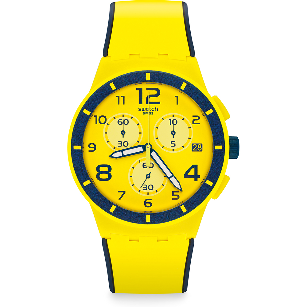 Swatch New Chrono Plastic SUSJ401 Solleore Horloge