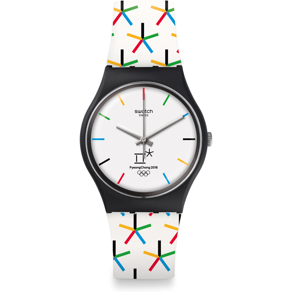 Swatch Standard Gents GZ317 Star Games Olympic Collection Horloge