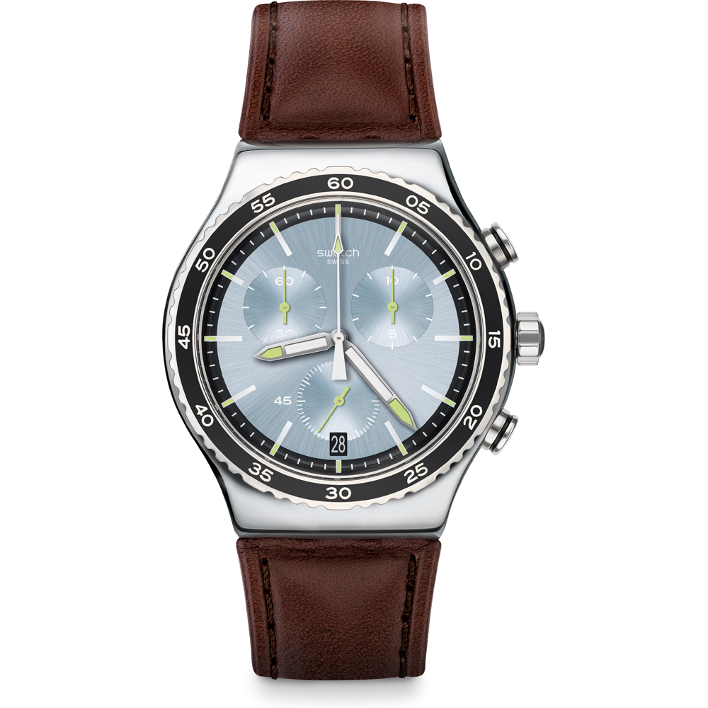 Swatch Irony - Chrono New YVS429 Stock Xchange Horloge