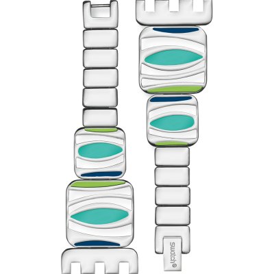 Swatch Plastic - Square SUB 18mm ASUBK140G SUBK140G My Poetry Horlogeband