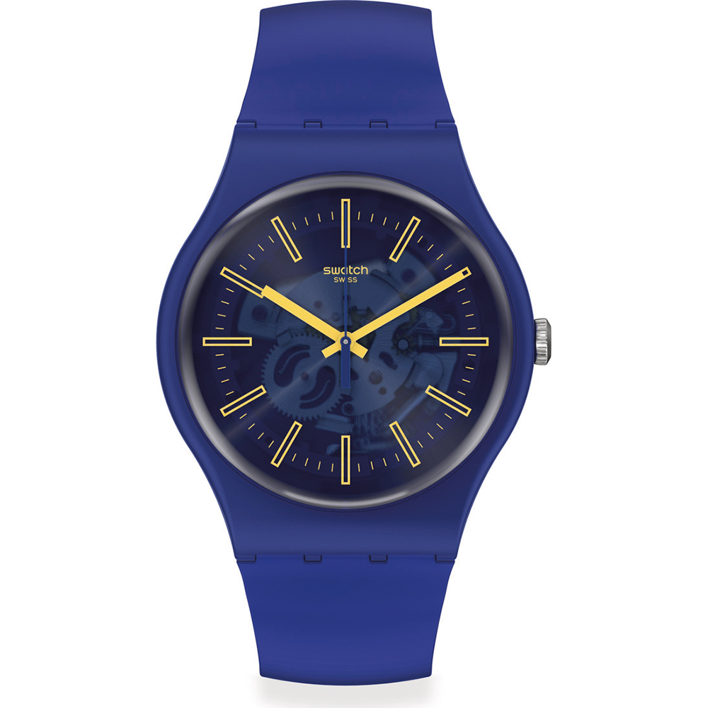 Swatch NewGent SO29N101 Sunbrush Sky Horloge