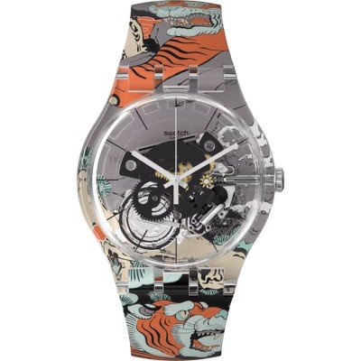 Swatch Originals Large (41mm) SUOK144-065 SXY - Tiger Horloge