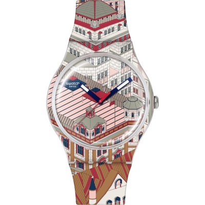 Swatch Originals Large (41mm) SUOZ371 Bund-Astic Horloge