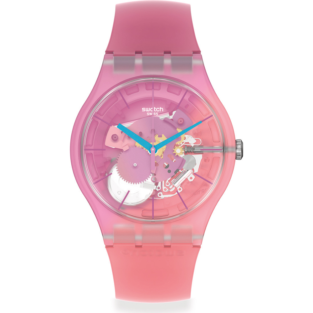 Swatch NewGent SUOK151 Supercharged pinks Horloge