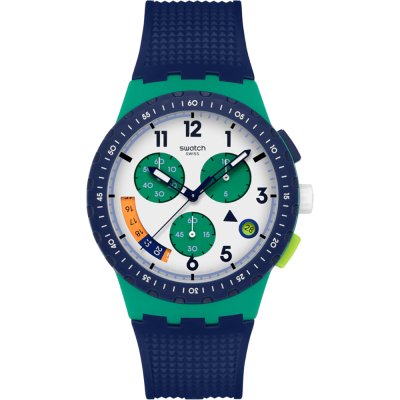 Swatch New Chrono Plastic SUSG412 Time Flies Horloge