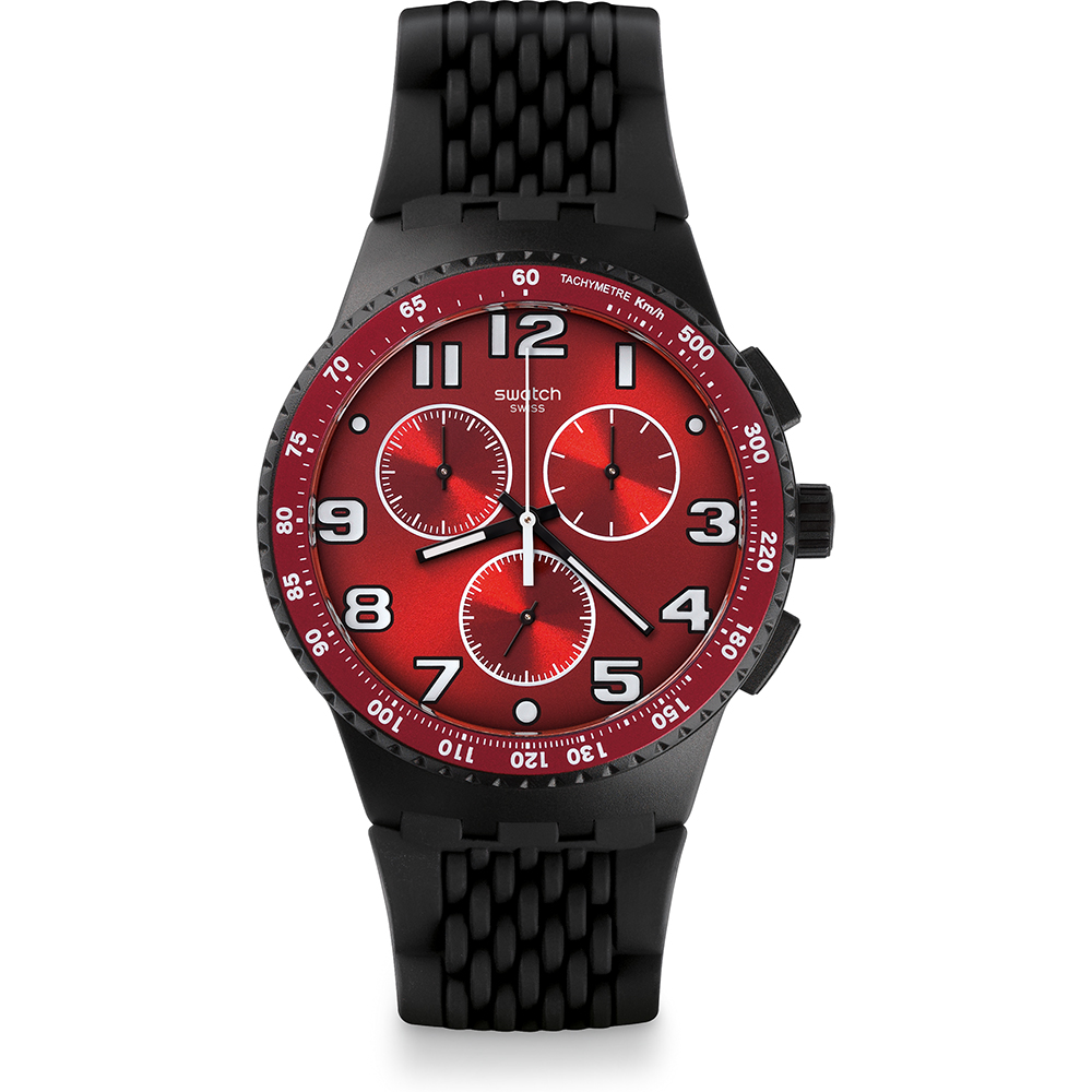 Swatch New Chrono Plastic SUSB101 Testa Di Oro Horloge