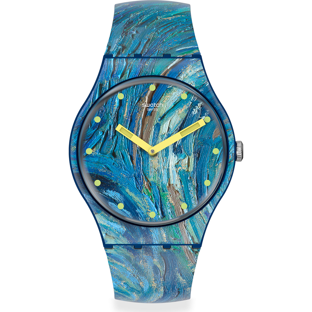 Swatch NewGent SUOZ335 The starry night by Vincent van Gogh Horloge