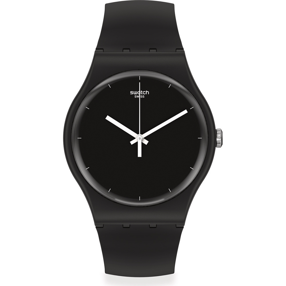 Swatch NewGent SO32B106 Think Time Black Horloge