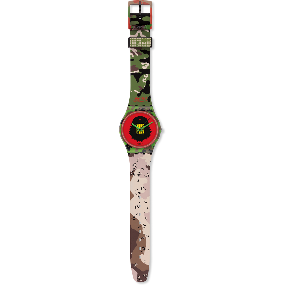 Swatch Standard Gents GB251 Tic Tic Boom (Kidrobot Special) Horloge