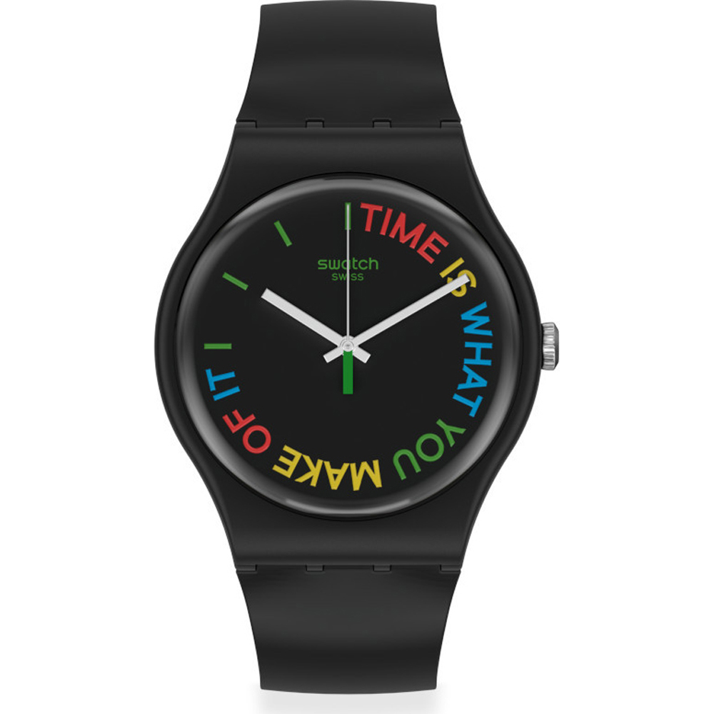 Swatch NewGent SO29B103 1983 Time is what you make of it TBC Horloge