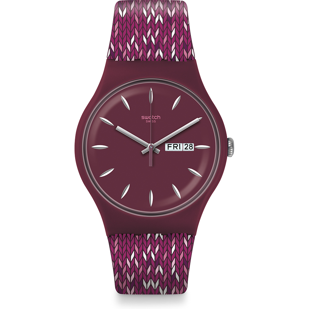 Swatch NewGent SUOV705 Trico'Purp Horloge