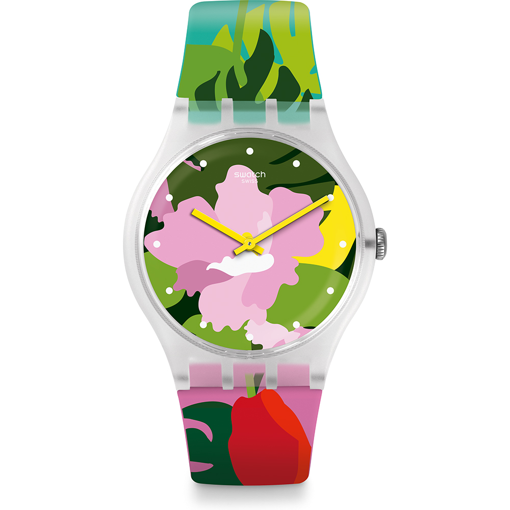 Swatch NewGent SUOK132 Tropical Garden Horloge