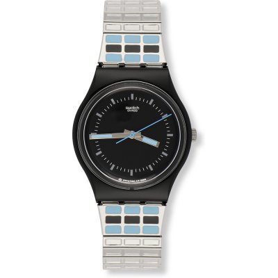 Swatch Originals Medium (34mm) GB191 Two Stripes Horloge