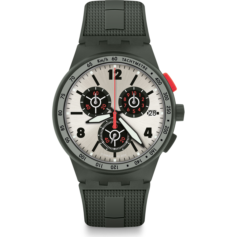 Swatch New Chrono Plastic SUSG405 Verdone Horloge