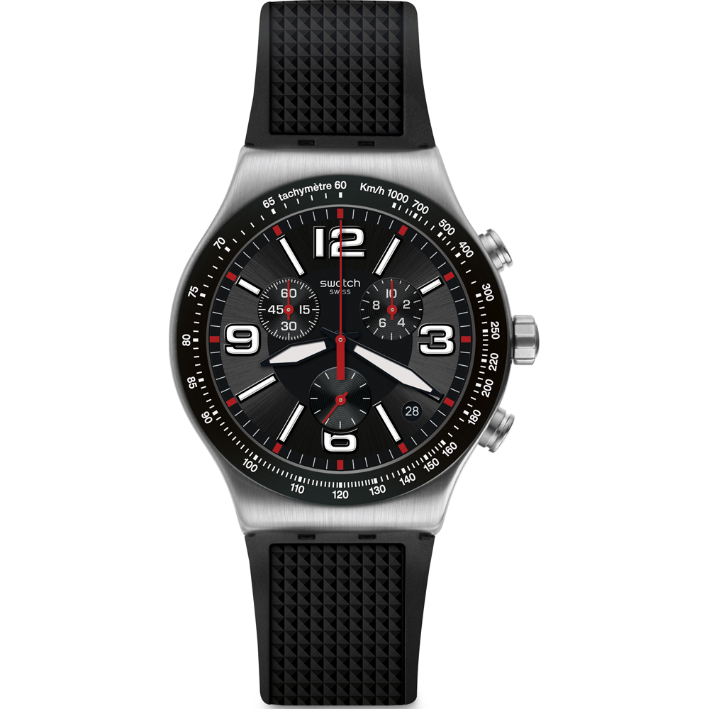 Swatch Irony - Chrono New YVS461 Very Dark Grid Horloge