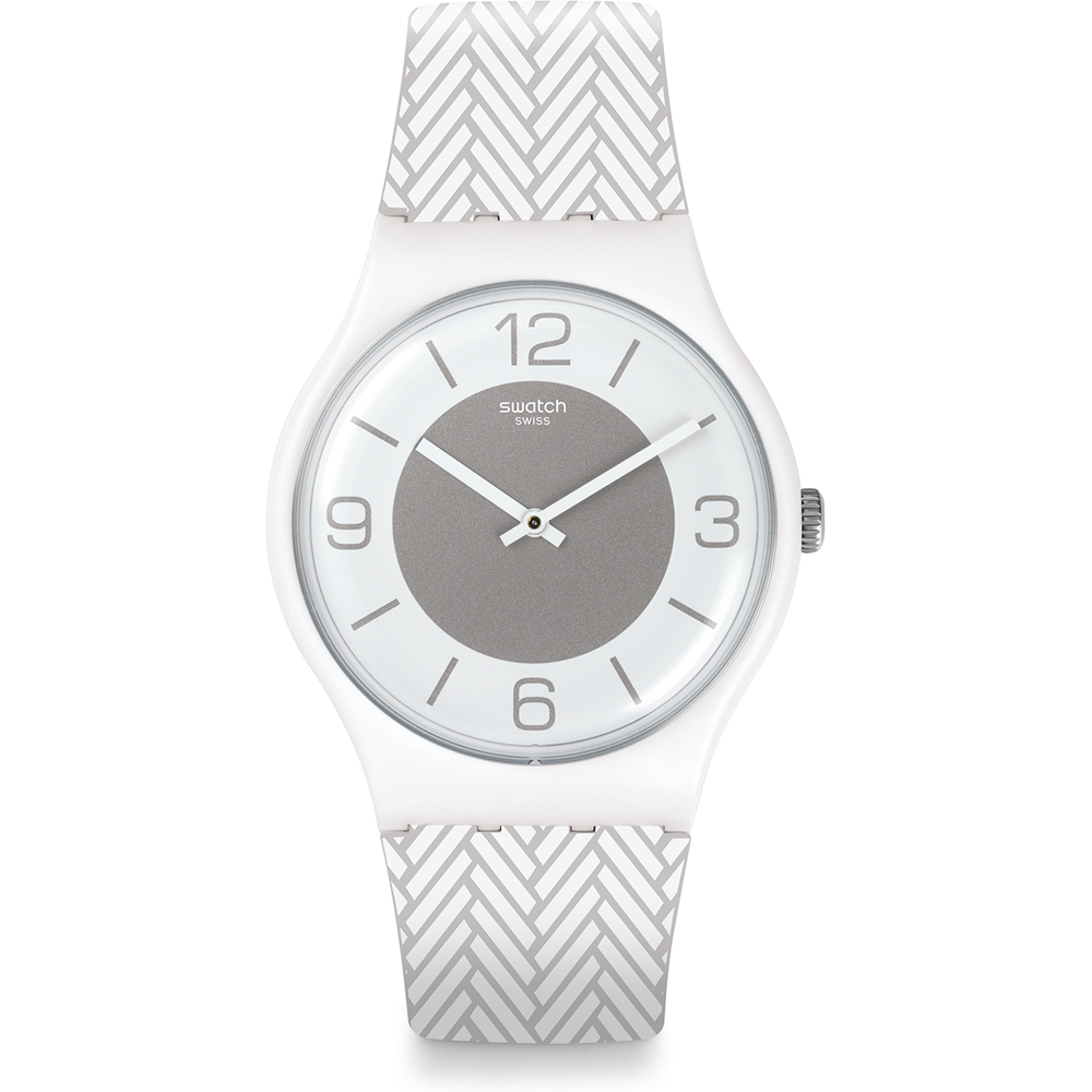 Swatch NewGent SUOW131 White Gloves Horloge