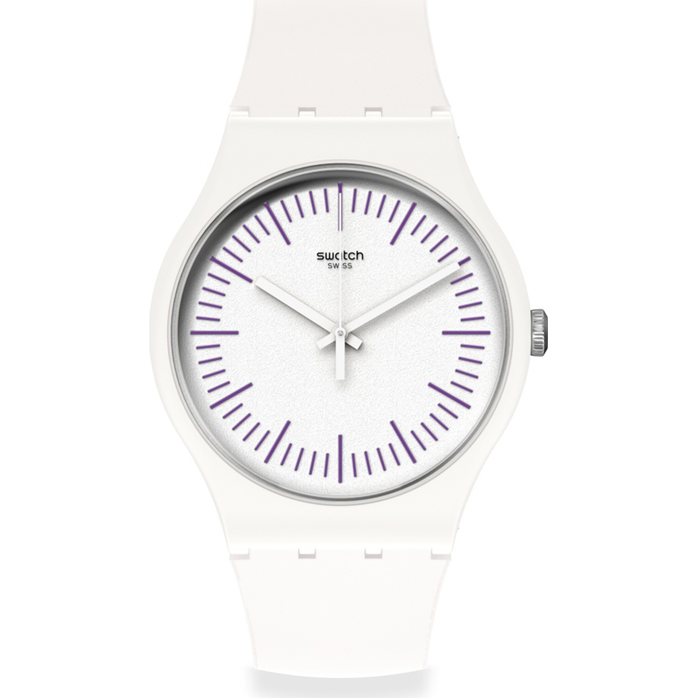 Swatch NewGent SUOW173 Whitenpurple Horloge