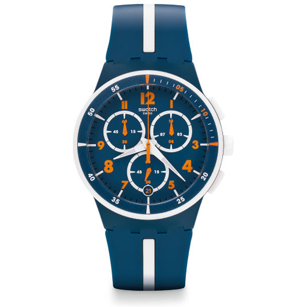 Swatch New Chrono Plastic SUSN403 Whitespeed Horloge