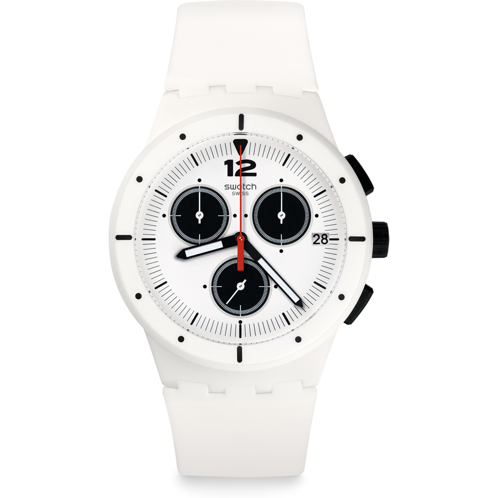 Swatch New Chrono Plastic SUSW406 Why Again Horloge