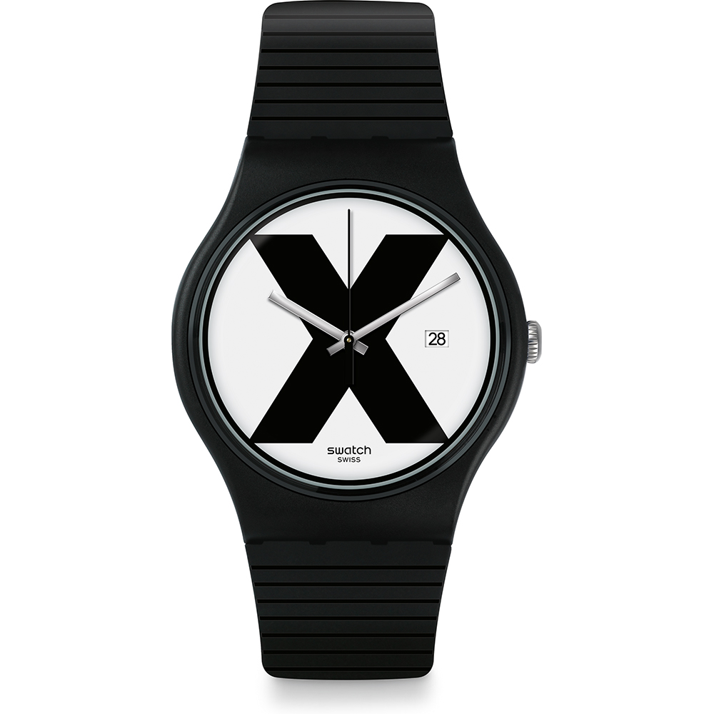 Swatch NewGent SUOB402 Xx-Rated Black Horloge