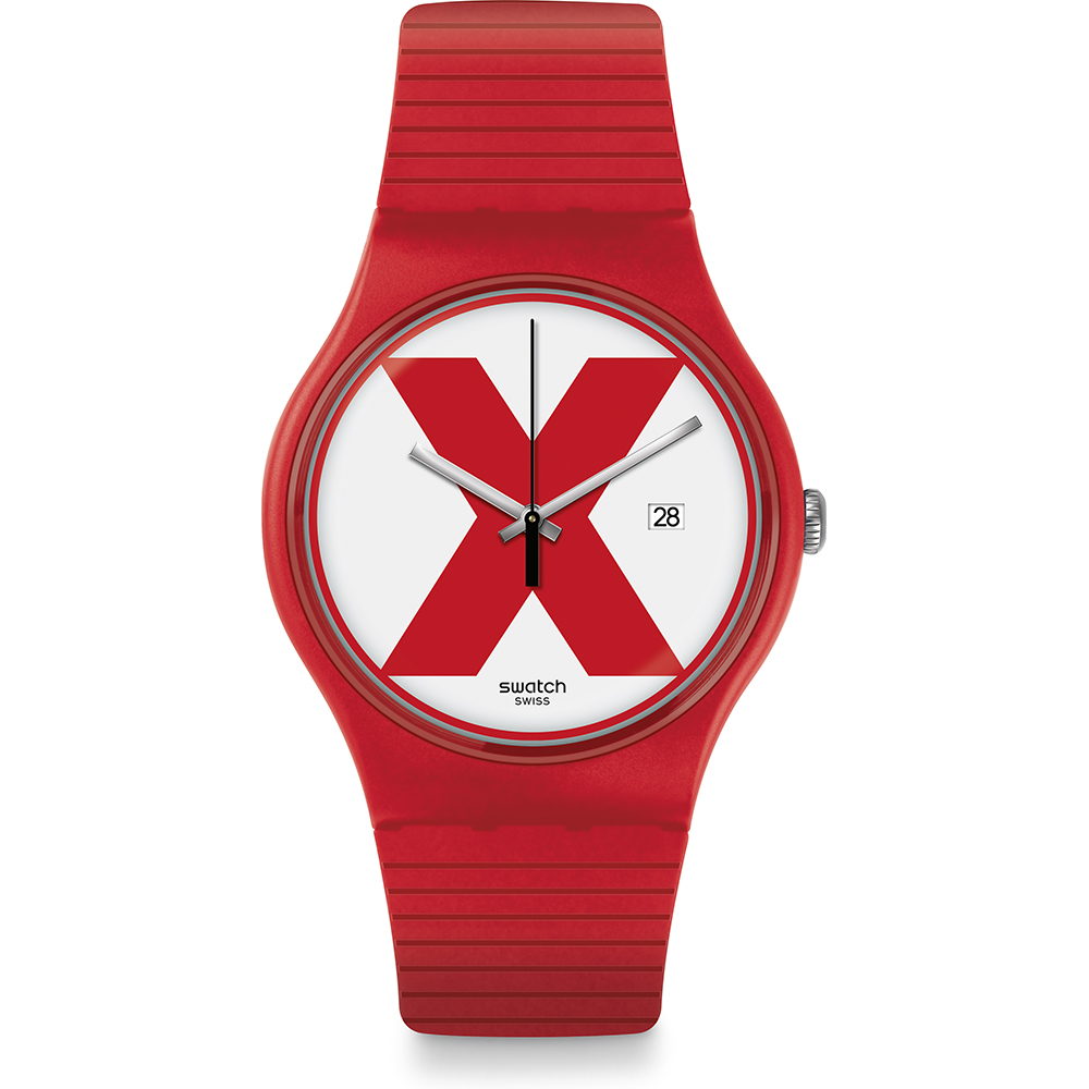 Swatch NewGent SUOR400 Xx-Rated Red Horloge