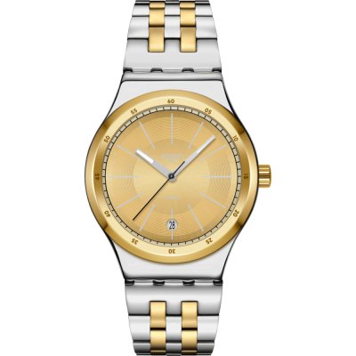 Swatch Sistem 51 Irony YIS437G Goldcloak Mecanism Horloge