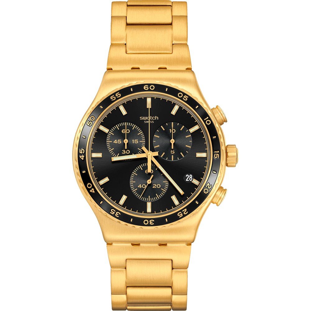 Swatch Irony - Chrono New YVG418G In the Black Horloge