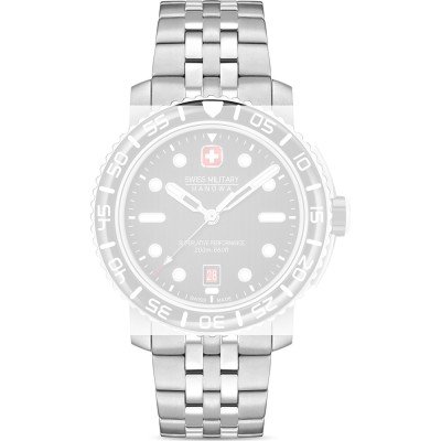 Swiss Military Hanowa ASMWGH0001702 Black Marlin Horlogeband