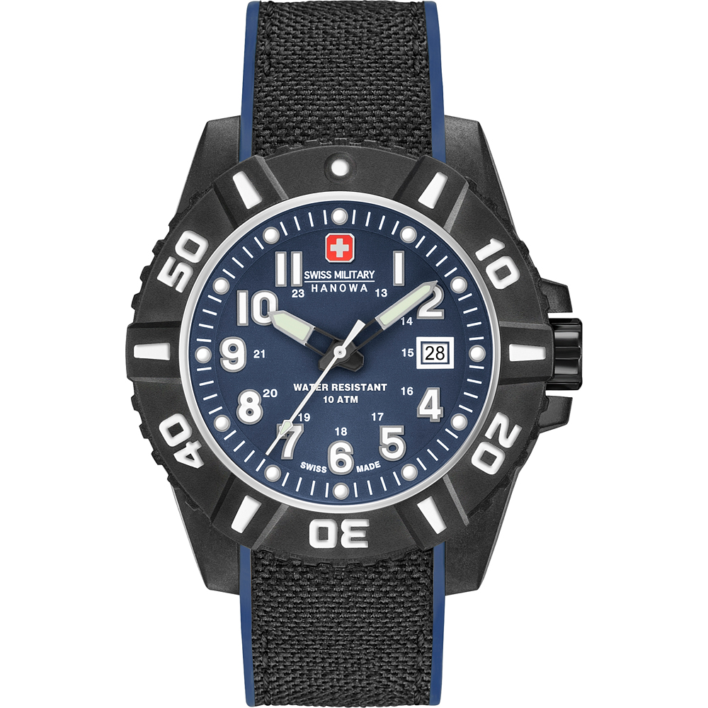 Swiss Military Hanowa 06-4309.17.003 Black Carbon Horloge