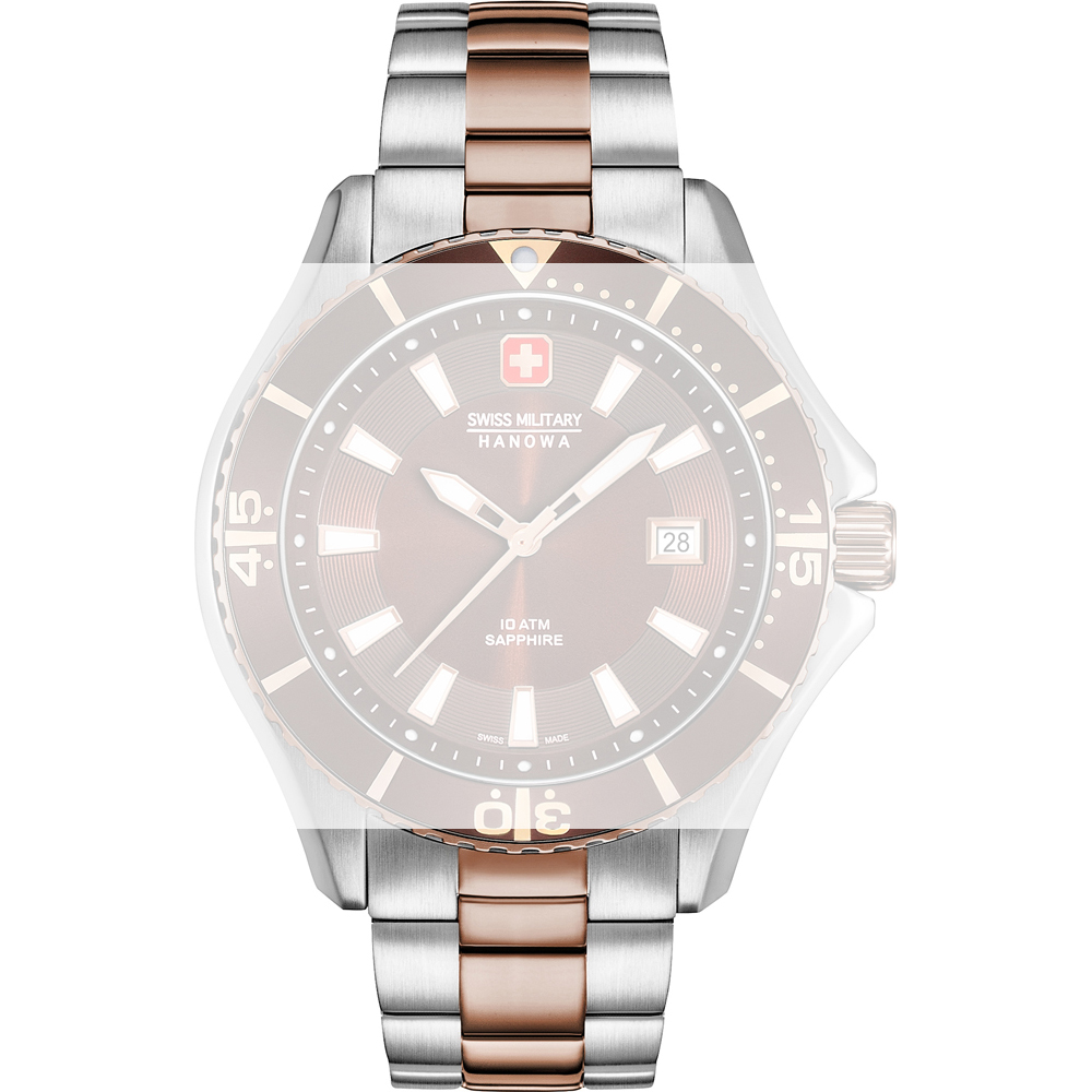 Swiss Military Hanowa A06-5296.12.005 Nautila Gent Horlogeband