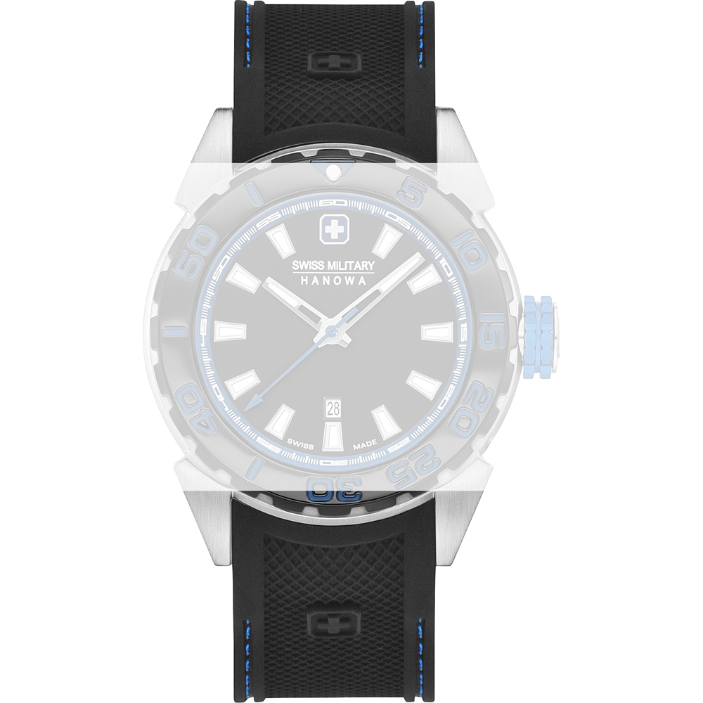Swiss Military Hanowa A06-4323.04.007.23 Scuba Diver Horlogeband