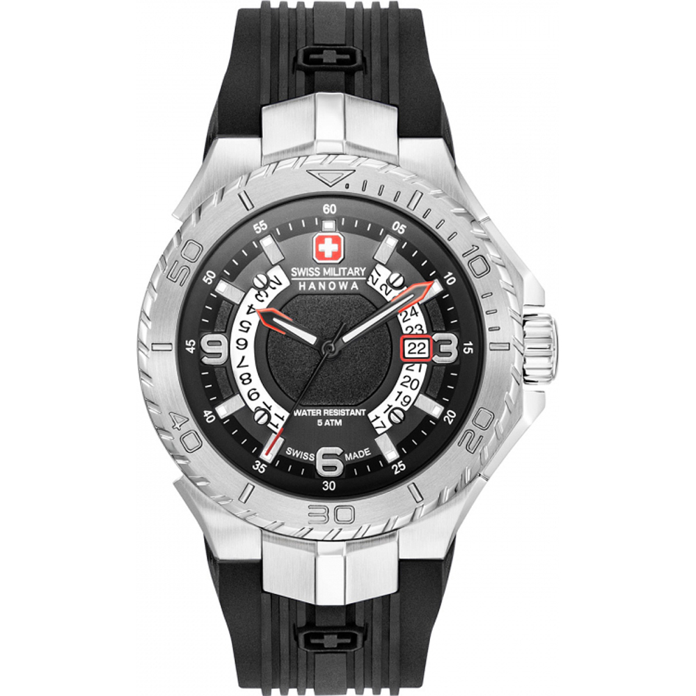Swiss Military Hanowa Aqua 06-4327.04.007 Seaman Horloge