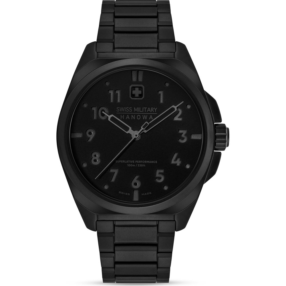 Swiss Military Hanowa Land SMWGG0003932 Fieldmaster Stealth