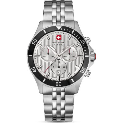 Swiss Military Hanowa SMWGI0007602 Flagship Heritage Chrono Horloge