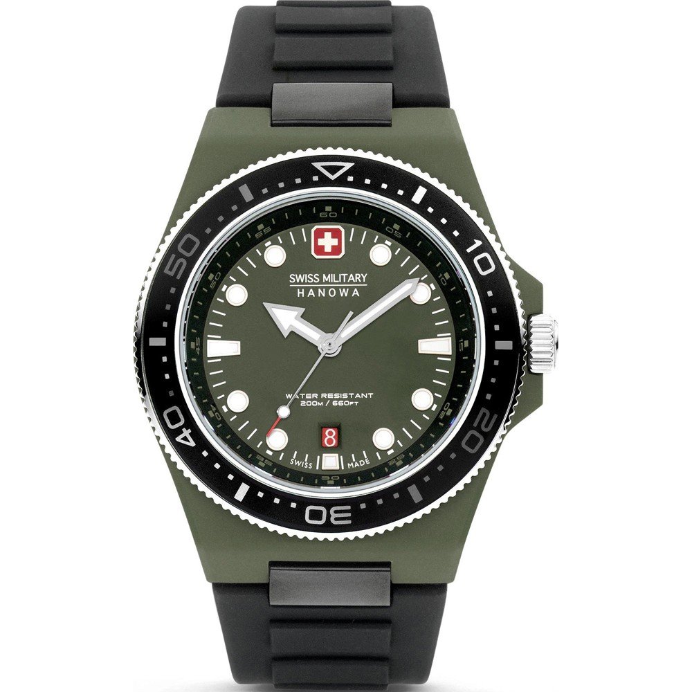 Swiss Military Hanowa Aqua SMWGN0001181 Ocean Pioneer Horloge