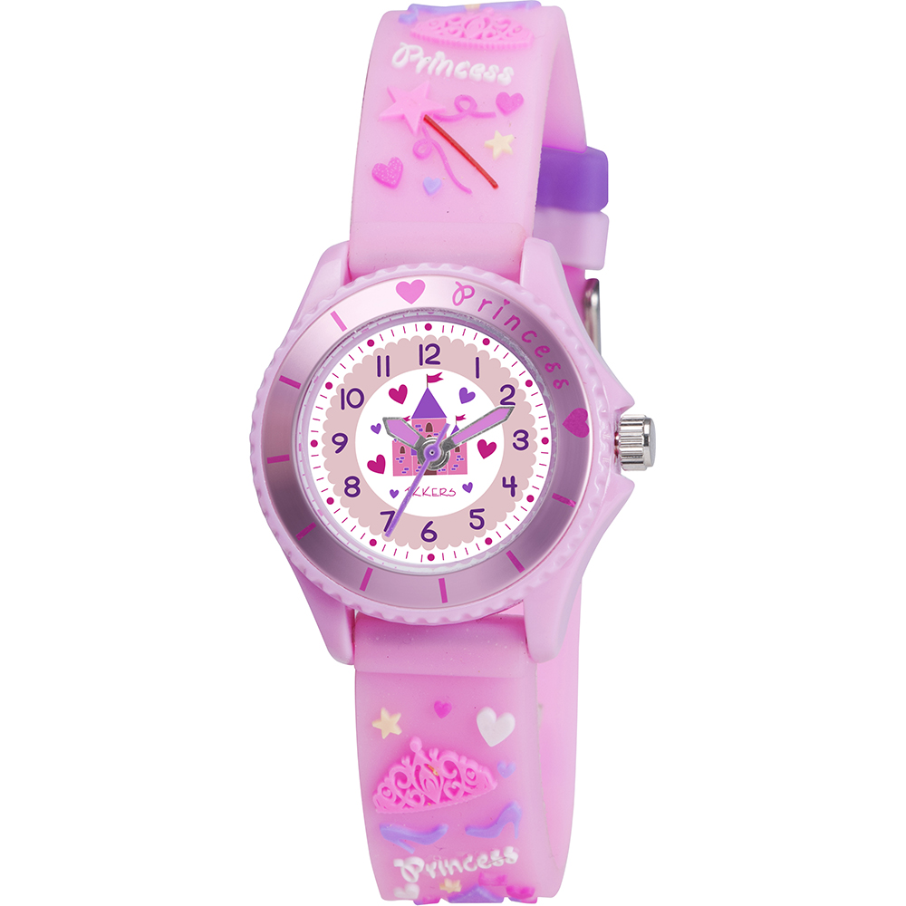 Tikkers kids TK0036 Princess castle Horloge