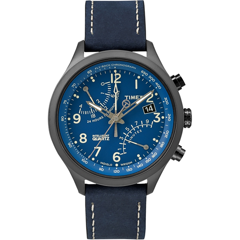 Timex IQ T2P380 IQ Fly-Back Horloge