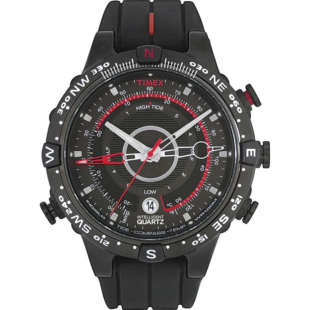 Timex IQ T2N720 IQ Tide Temp Compass Horloge