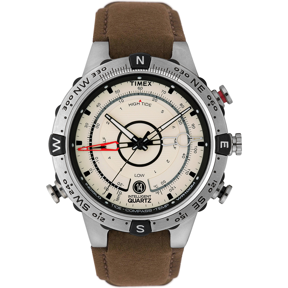 Timex IQ T2N721 IQ Tide Temp Compass Horloge