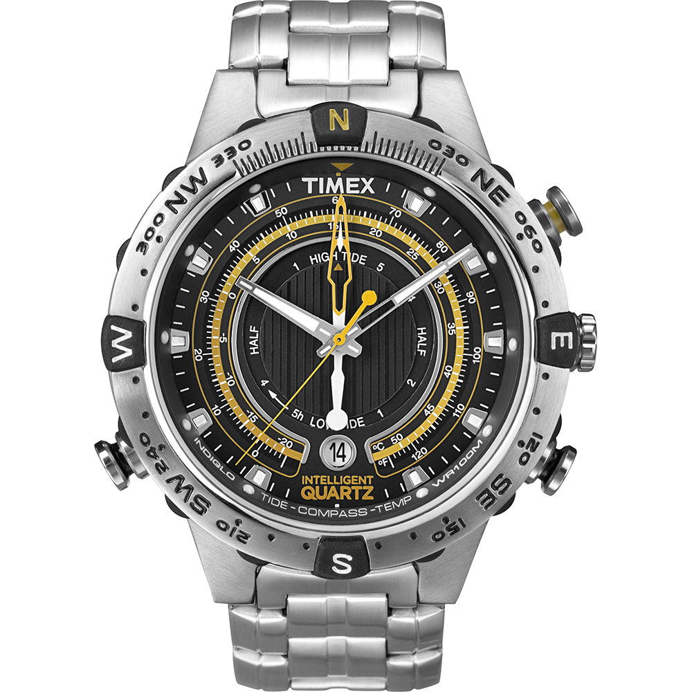 Timex IQ T2N738 IQ Tide Temp Compass Horloge