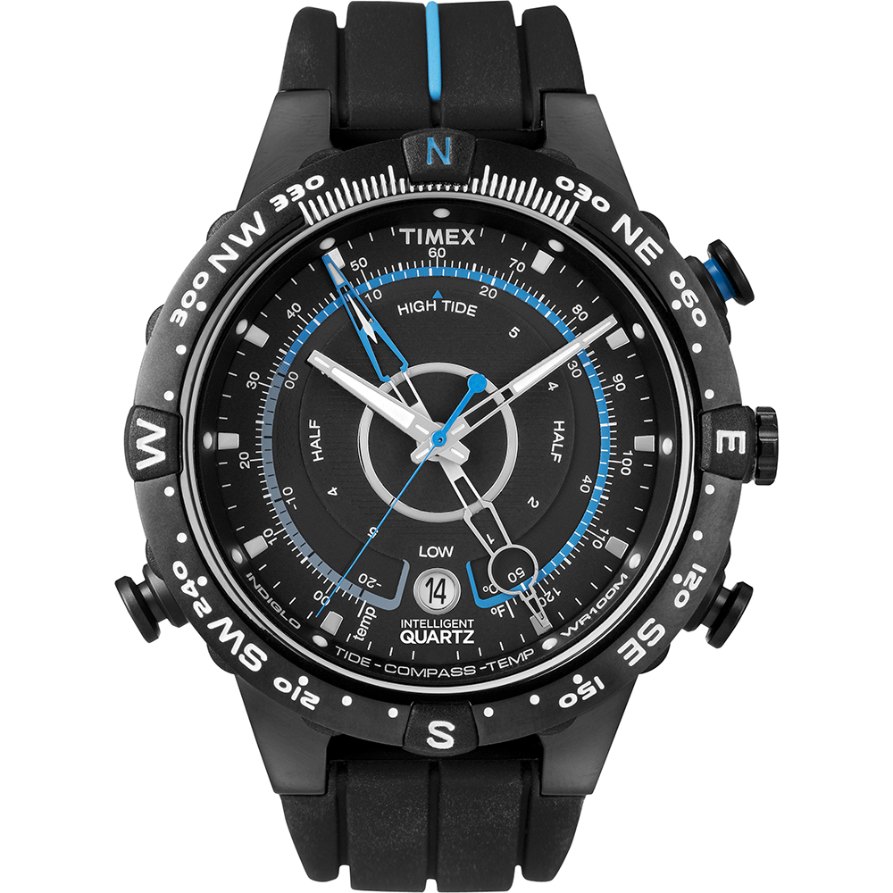 Timex IQ T49859 IQ Tide Temp Compass Horloge