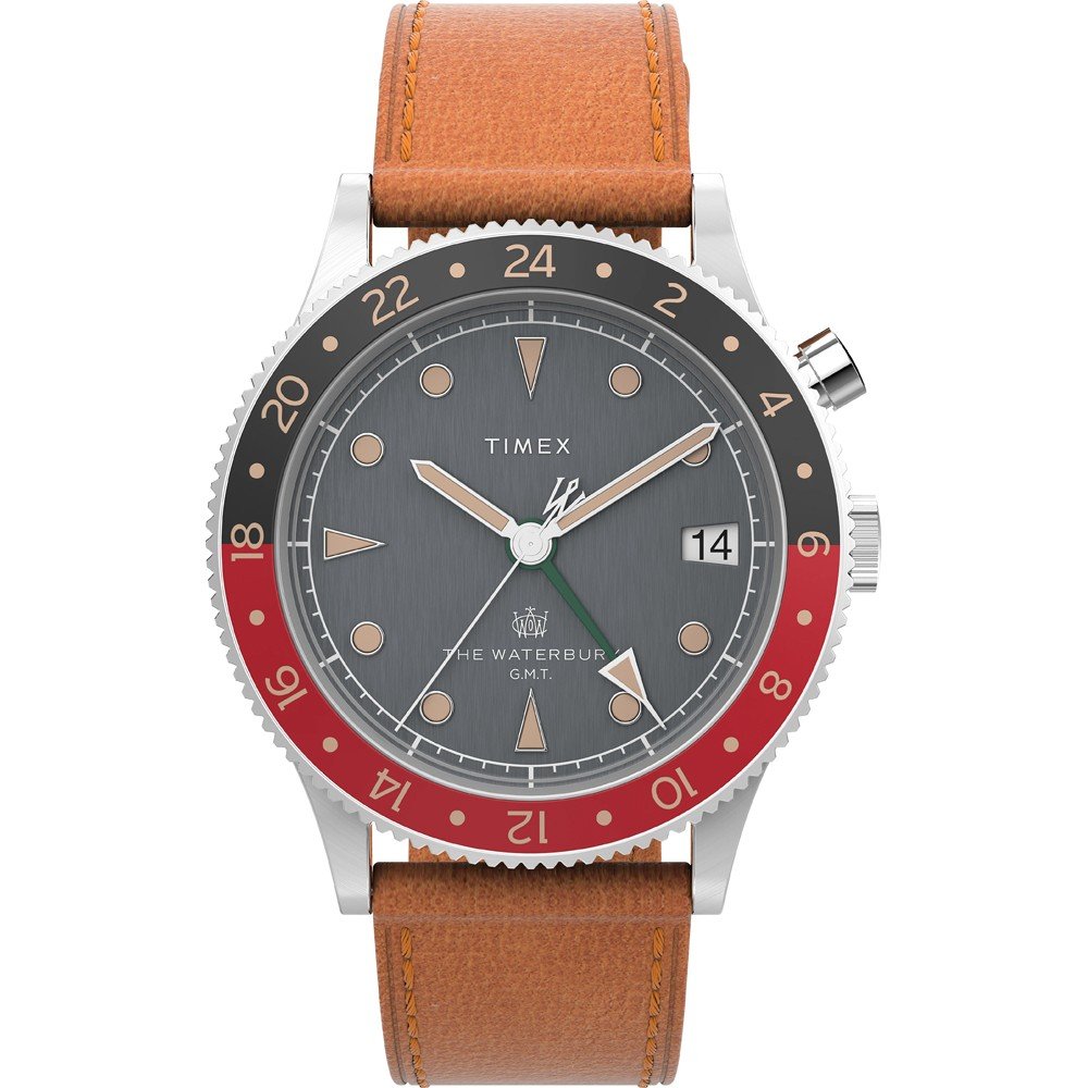 Timex TW2V74000 Waterbury Dive GMT Horloge