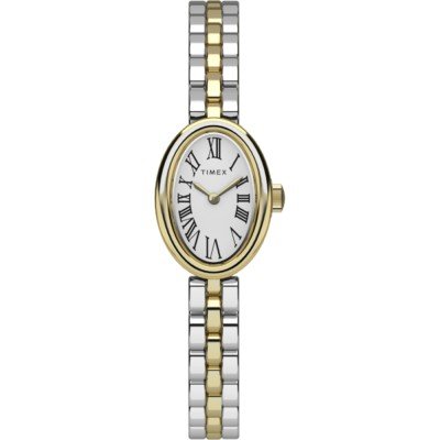 Timex TW2W44800 Q Timex 1978 Analoog Herenhorloge Met Blauwe Wijzerplaat En Lederen Band