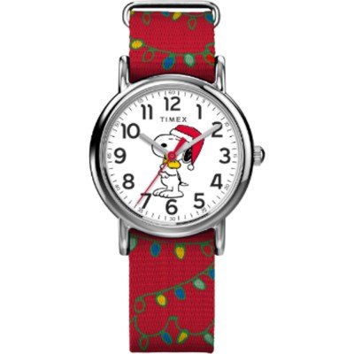 Timex X Peanuts TW2Y39500 Timex X Peanuts - Snoopy Santa Horloge